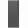 Sideboard Hochglanz-Grau 110x30x75 cm Spanplatte