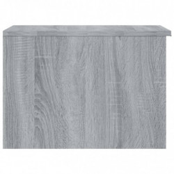 Couchtisch Grau Sonoma 50x50x36 cm Holzwerkstoff