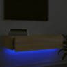 TV-Schrank mit LED-Leuchten Sonoma-Eiche 60x35x15,5 cm