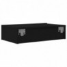 TV-Schrank mit LED-Leuchten Schwarz 60x35x15,5 cm