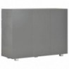 Sideboard Hochglanz-Grau 107 x 35 x 76 cm