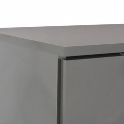 Sideboard Hochglanz-Grau 107 x 35 x 76 cm