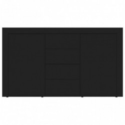 Sideboard Schwarz 120×36×69 cm Spanplatte