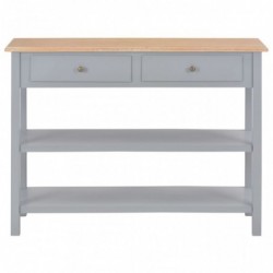 Sideboard Grau 110×35×80 cm MDF