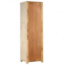 Kleiderschrank Massivholz Mango 60x50x200 cm