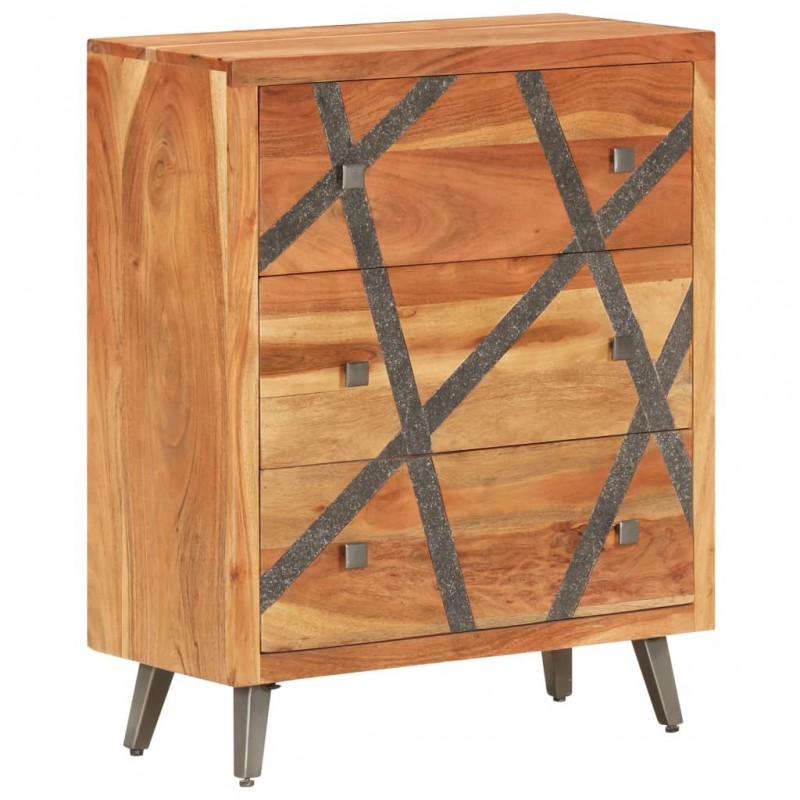 Sideboard 60×30×75 cm Akazie Massivholz