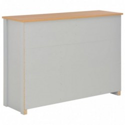 Sideboard Grau 112 x 35 x 81 cm