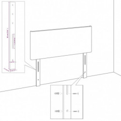 Boxspringbett mit Matratze Schwarz 120x200 cm Stoff