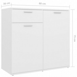 Sideboard Weiß 160x36x75 cm Spanplatte