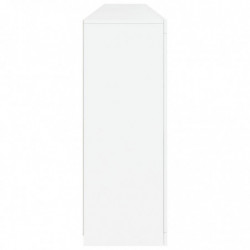 Sideboard mit LED-Leuchten Weiß 283x37x100 cm