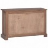 Sideboard 90x30x58 cm Teak Massivholz