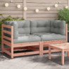 Garten-Ecksofas mit Kissen 2 Stk. Massivholz Douglasie