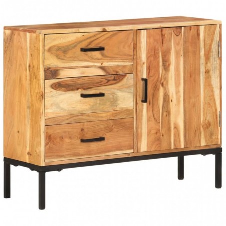 Sideboard 88x30x73 cm Akazie Massivholz