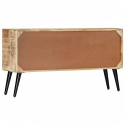 Sideboard 118x30x62 cm Massivholz Mango