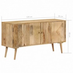 Sideboard Massivholz Mango 120 x 30 x 60 cm