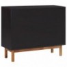 Sideboard 90x33,5x75 cm Massivholz Akazie und MDF