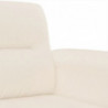3-Sitzer-Sofa Beige 180 cm Mikrofasergewebe