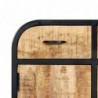 Sideboard 60×30×75 cm Mango-Massivholz und Eisen