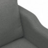 3-Sitzer-Sofa Dunkelgrau 180 cm Stoff
