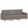 3-Sitzer-Sofa Taupe 180 cm Stoff