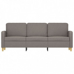 3-Sitzer-Sofa Taupe 180 cm Stoff