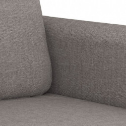 3-Sitzer-Sofa Taupe 180 cm Stoff