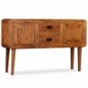 Sideboard Massivholz mit Palisander-Finish 120 x 30 x 75 cm