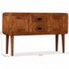 Sideboard Massivholz mit Palisander-Finish 120 x 30 x 75 cm