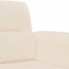 2-Sitzer-Sofa Beige 120 cm Mikrofasergewebe