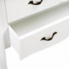 Sideboard Weiß und Braun 110x30x85 cm Massivholz