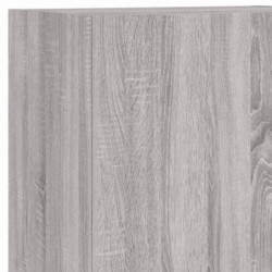 5-tlg. Wohnwand Grau Sonoma Holzwerkstoff