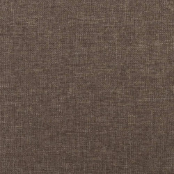 Schlafsofa 2-Sitzer mit 2 Kissen Taupe Stoff