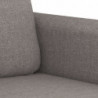 2-Sitzer-Sofa Taupe 140 cm Stoff