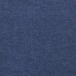 Schlafsofa 2-Sitzer Blau Stoff