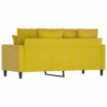 2-Sitzer-Sofa Gelb 140 cm Samt