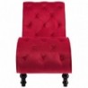 Chaiselongue Rot Samt