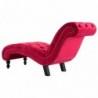 Chaiselongue Rot Samt