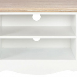 TV-Schrank Weiß 120×30×40 cm Holz