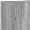 6-tlg. Wohnwand Grau Sonoma Holzwerkstoff