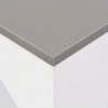 Bartisch mit Beweglichem Regal Weiß 138x39x110 cm