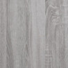 Bettgestell mit Kopfteil Grau Sonoma 140x190 cm