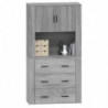 Highboard Grau Sonoma Holzwerkstoff