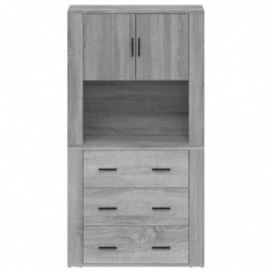 Highboard Grau Sonoma Holzwerkstoff