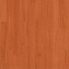 Massivholzbett Wachsbraun 135x190 cm Kiefer