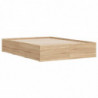 Bettgestell mit Schubladen Sonoma-Eiche 120x190cm Holzwerkstoff