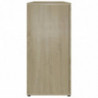 Sideboard Sonoma-Eiche 120x35,5x75 cm Holzwerkstoff