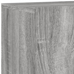 4-tlg. Wohnwand Grau Sonoma Holzwerkstoff