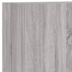 4-tlg. Wohnwand Grau Sonoma Holzwerkstoff