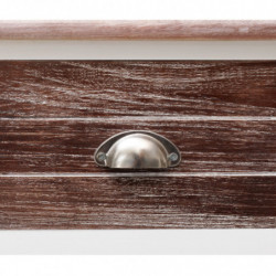 Sideboard Antik-Braun 115x30x76 cm Holz