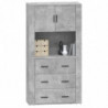 Highboard Betongrau Holzwerkstoff